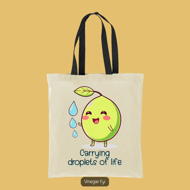 Funny Juggling Lime Tote Bag - Hilarious Citrus Character Carry-All Gift