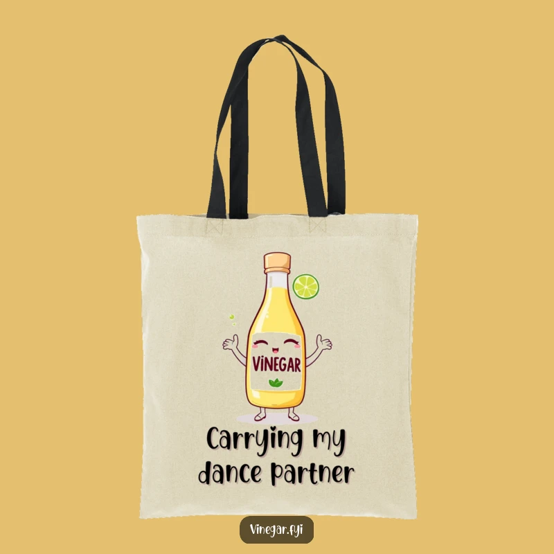 Funny Vinegar Dance Tote Bag: Carry Your Laughs with Zest